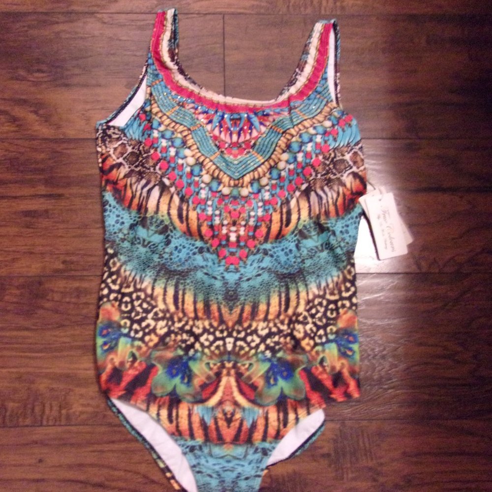 NWT One Piece bathing suit by La Moda Tru Colors